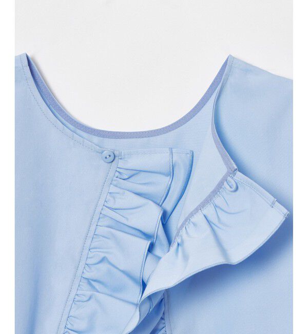 LOULOU WILLOUGHBY「【LOULOU WILLOUGHBY】ブロードフリルブラウス」|シャツ・ブラウス|