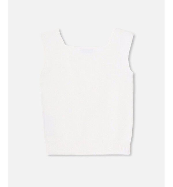 LOULOU WILLOUGHBY「◇【LOULOU WILLOUGHBY】スクエアタンク」|ニット・セーター|