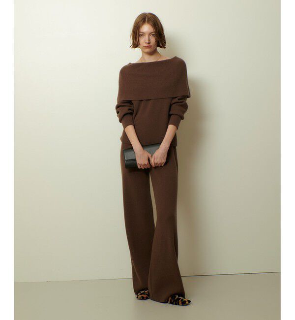 allureville「ビッグカラー2WAYネックプルオーバー」|ニット・セーター|