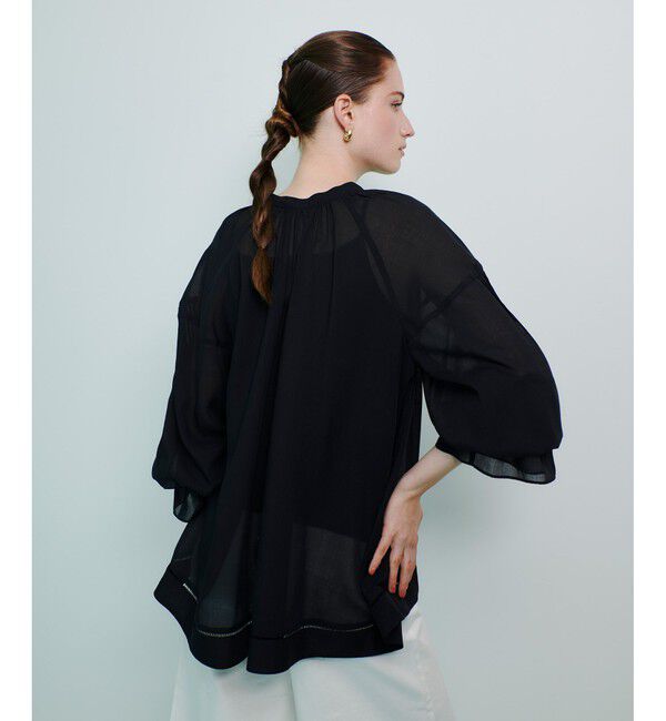 allureville「ソフトオーガンジーブラウス」|シャツ・ブラウス|