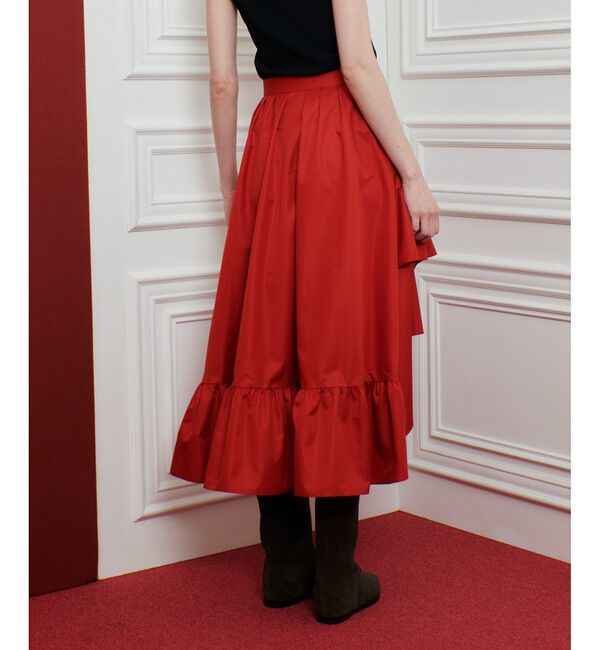 LOULOU WILLOUGHBY「【LOULOU WILLOUGHBY】レイヤーアシンメトリースカート」|スカート|