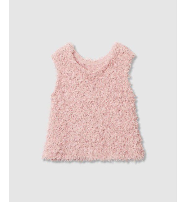 LOULOU WILLOUGHBY「【LOULOU WILLOUGHBY】リボンシャギープルオーバー」|ニット・セーター|