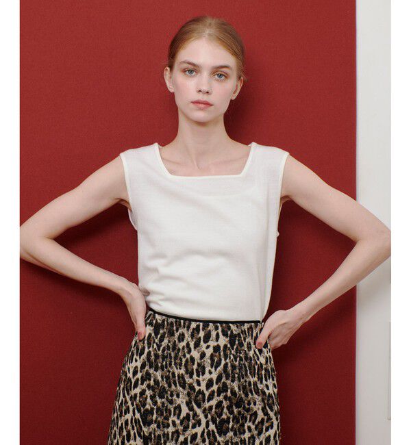 LOULOU WILLOUGHBY「【LOULOU WILLOUGHBY】メリノウールプルオーバー」|ニット・セーター|オフホワイト