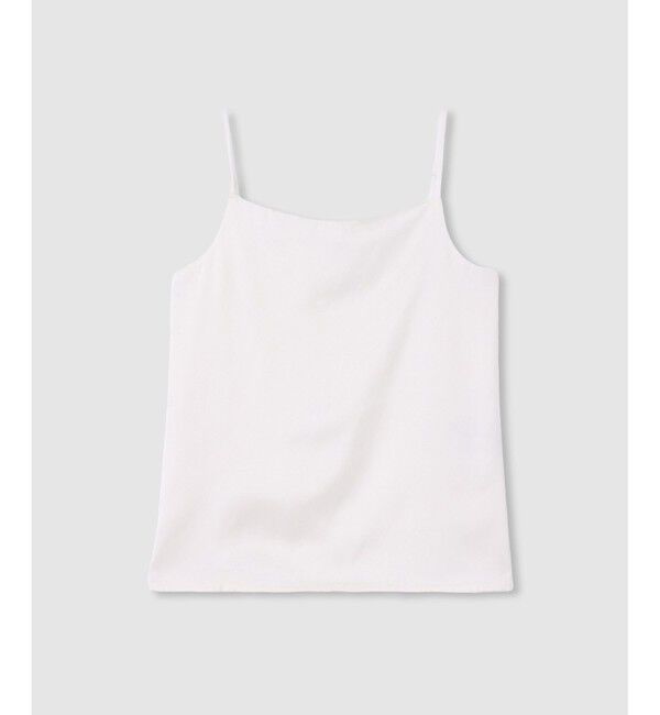 LOULOU WILLOUGHBY「◇ 【LOULOU WILLOUGHBY】サテンキャミソール」|Tシャツ・カットソー|ホワイト