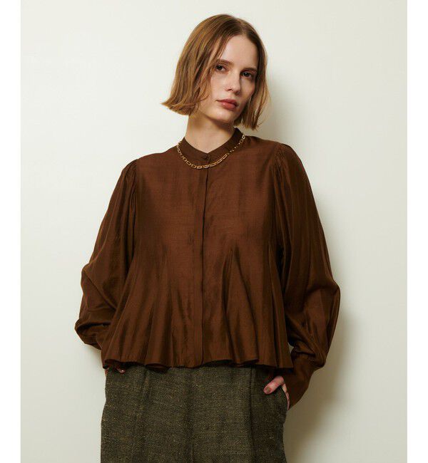 allureville「ヘムマチフレアブラウス」|シャツ・ブラウス|