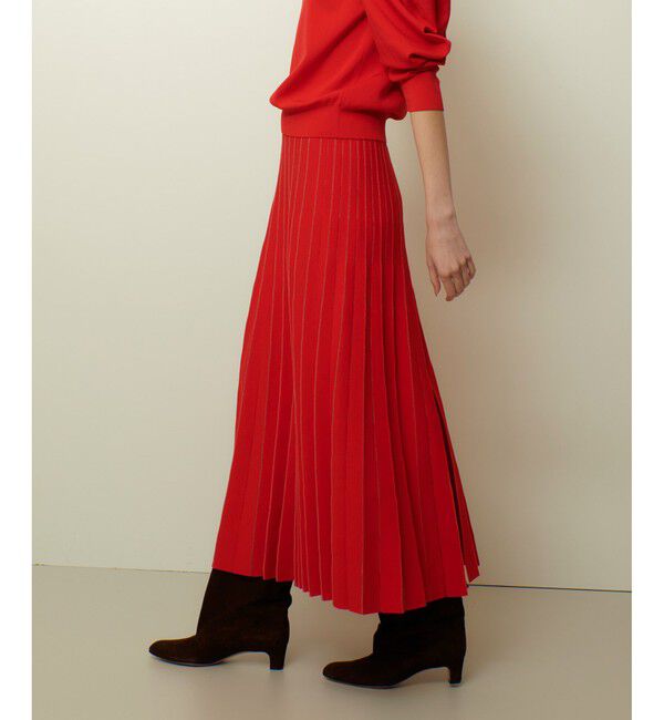 allureville「ソウバリシアーコンビプリーツスカート」|スカート|