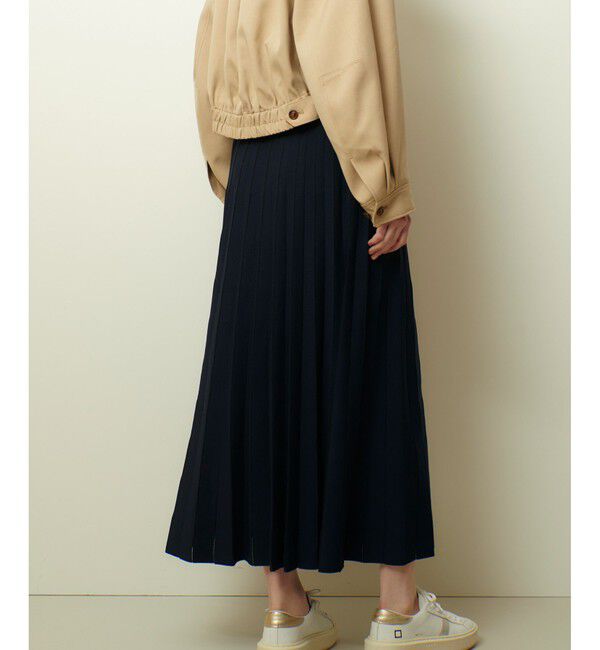allureville「ソウバリシアーコンビプリーツスカート」|スカート|