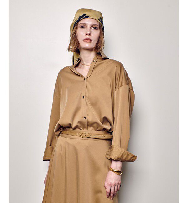 allureville「フィブリルカシュクールシャツ」|シャツ・ブラウス|