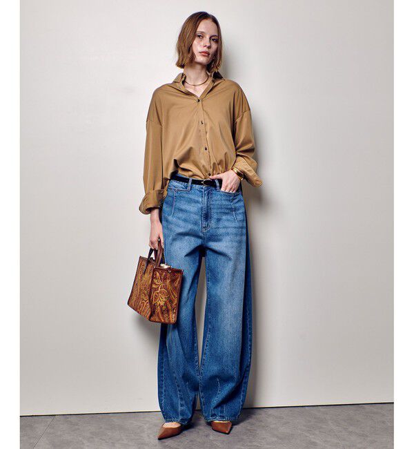 allureville「フィブリルカシュクールシャツ」|シャツ・ブラウス|