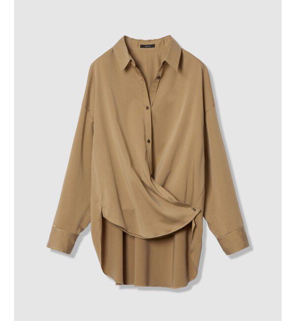 allureville「フィブリルカシュクールシャツ」|シャツ・ブラウス|