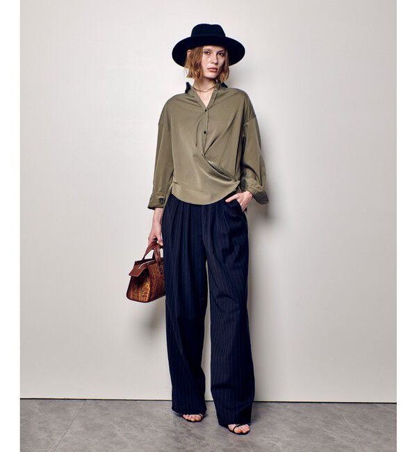 allureville「フィブリルカシュクールシャツ」|シャツ・ブラウス|