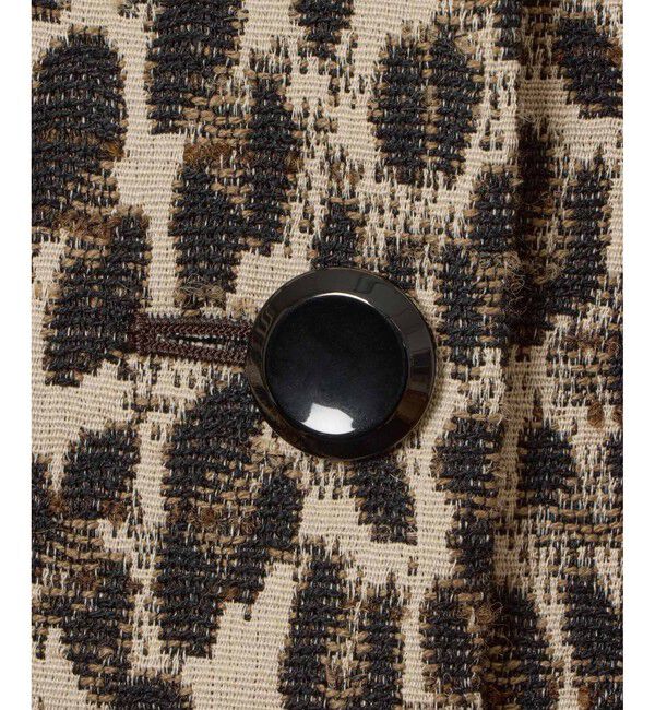 LOULOU WILLOUGHBY「【LOULOU WILLOUGHBY】ARGENTIレオパードJQコート」|ダッフルコート|