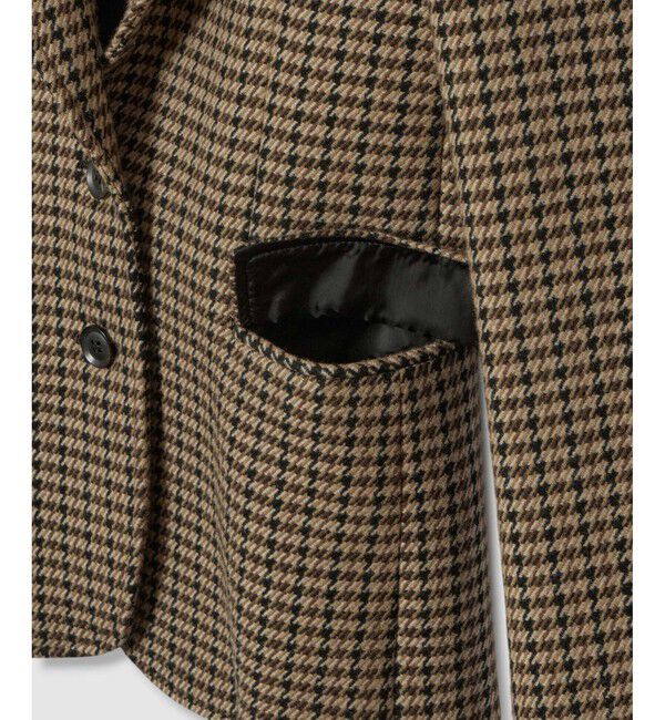 LOULOU WILLOUGHBY「【LOULOU WILLOUGHBY】ガンクラブチェックシングルジャケット」|テーラードジャケット|