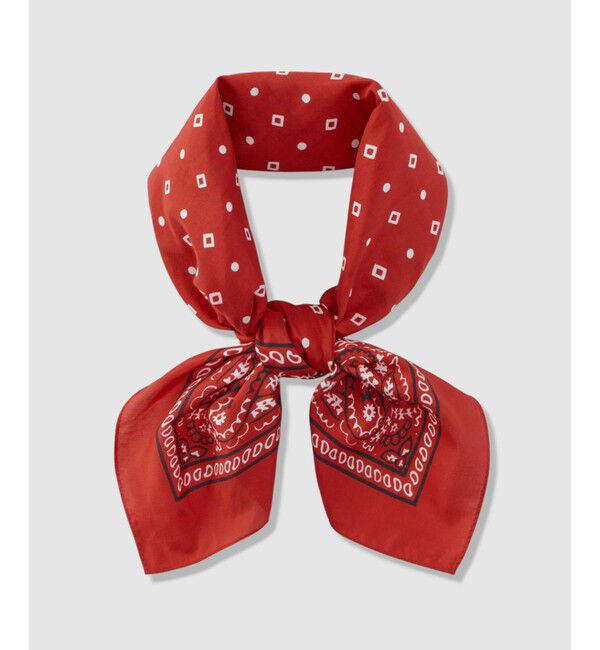 allureville「バンダナスカーフ」|バンダナ・スカーフ|レッド