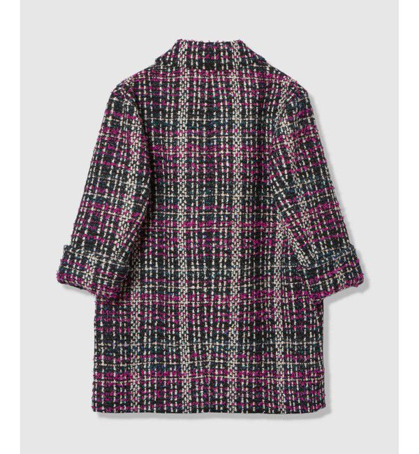 LOULOU WILLOUGHBY「【LOULOU WILLOUGHBY】CLARENSONツイードコート」|ステンカラーコート|