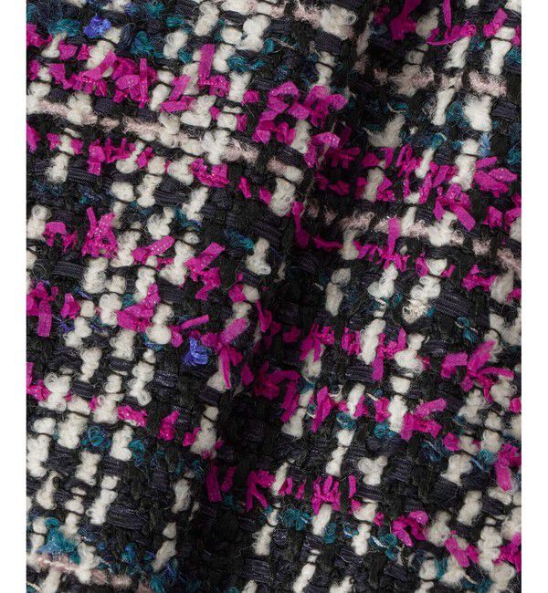 LOULOU WILLOUGHBY「【LOULOU WILLOUGHBY】CLARENSONツイードコート」|ステンカラーコート|