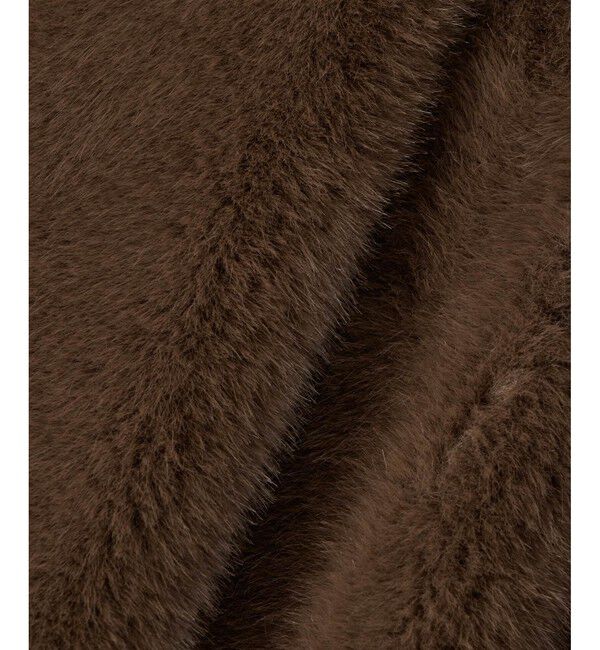 allureville「フェイクミンクファーフーディーブルゾン」|ブルゾン・スタジャン|