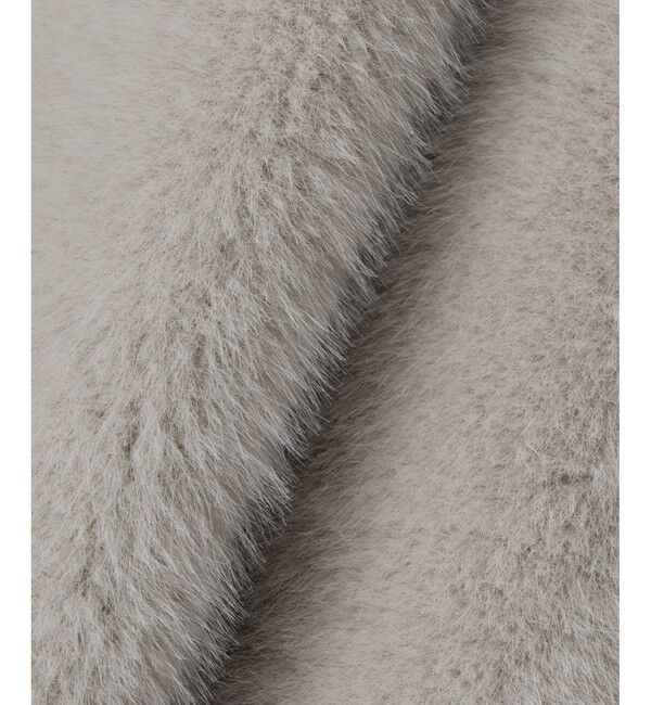 allureville「フェイクミンクファーフーディーブルゾン」|ブルゾン・スタジャン|