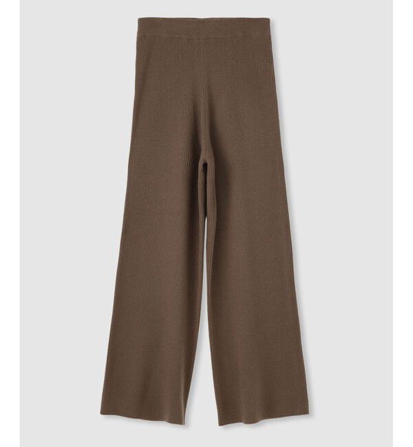 allureville「ウールリブニットパンツ」|チノ|