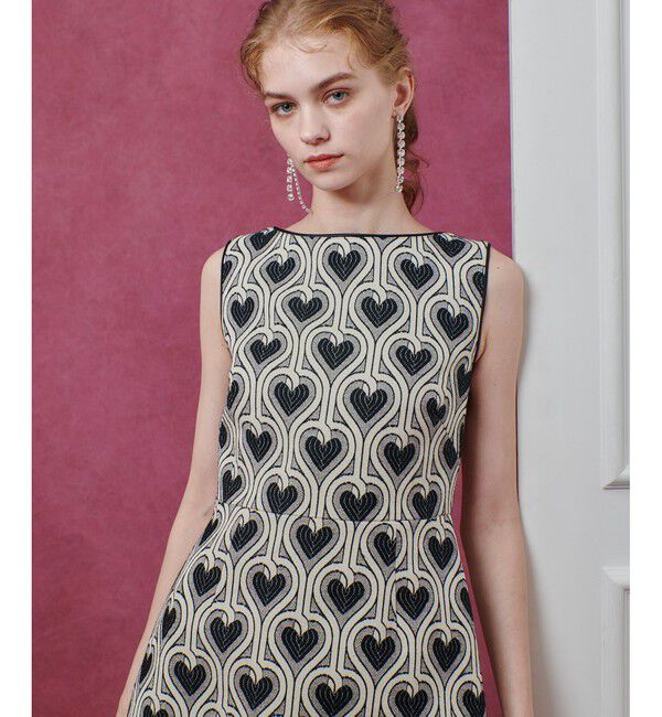 LOULOU WILLOUGHBY「【LOULOU WILLOUGHBY】NEONハートJQミニワンピース」|ワンピース|