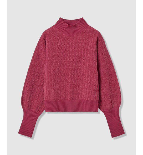 LOULOU WILLOUGHBY「【LOULOU WILLOUGHBY】ロングリブカフスモールプルオーバー」|ニット・セーター|