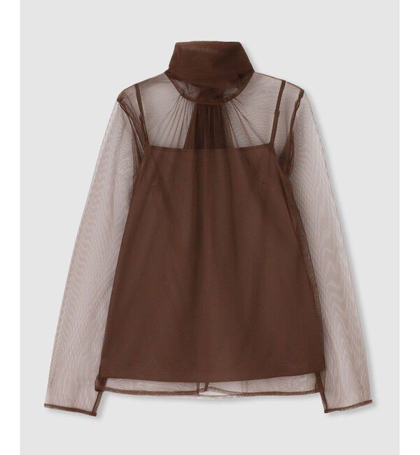 allureville「チュールボウロングスリーブ プルオーバー」|Tシャツ・カットソー|