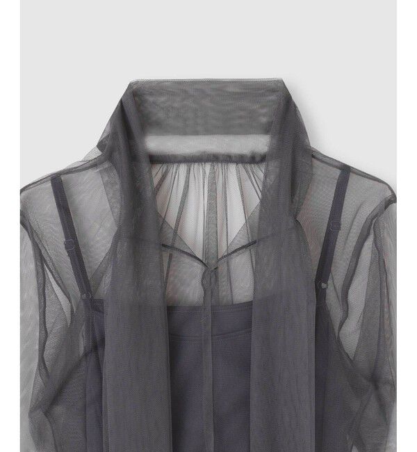 allureville「チュールボウロングスリーブ プルオーバー」|Tシャツ・カットソー|