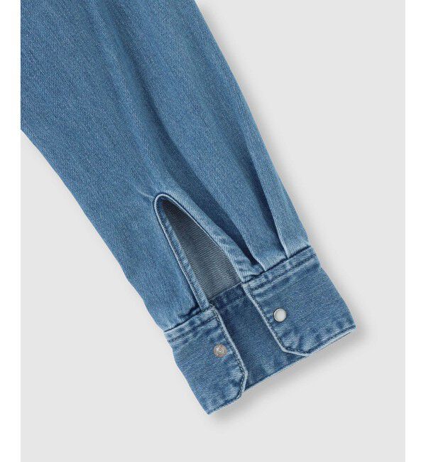 allureville「バックレイヤードデニムシャツ」|シャツ・ブラウス|