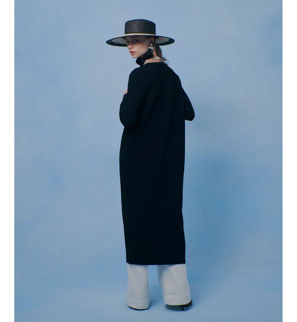 LOULOU WILLOUGHBY「【LOULOU WILLOUGHBY】カノコワイドボーダーカーデワンピース」|カーディガン|