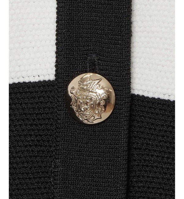 LOULOU WILLOUGHBY「【LOULOU WILLOUGHBY】カノコワイドボーダーカーデワンピース」|カーディガン|