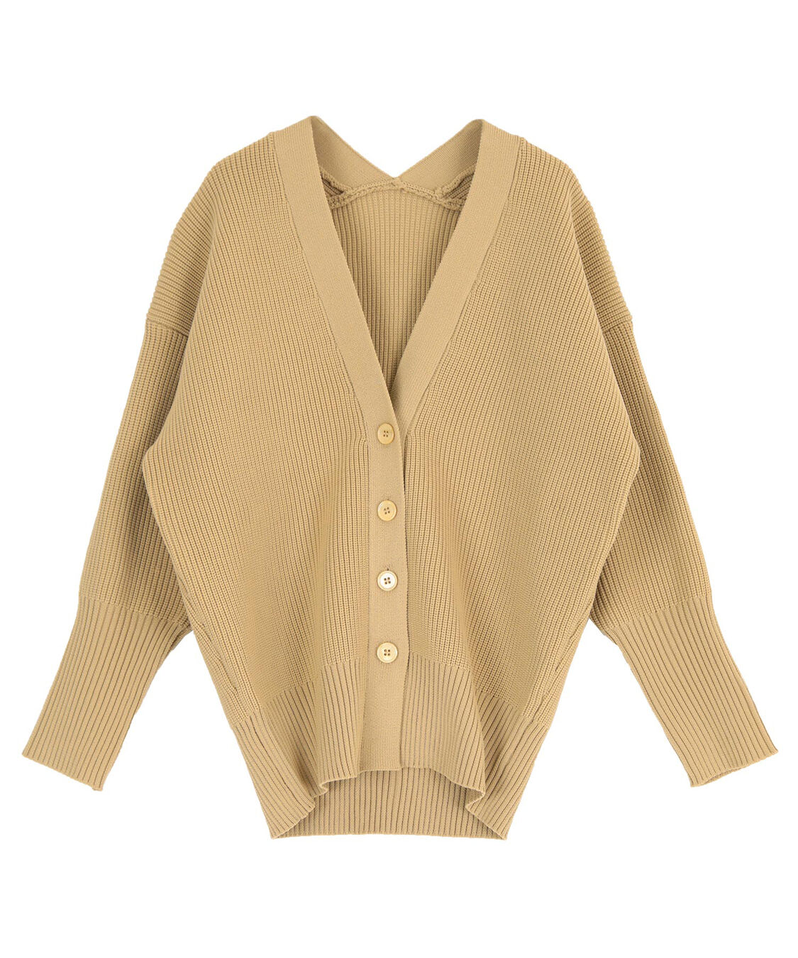 ur's「Vネックボリュームスリーブニットカーディガン」|ニット・セーター|