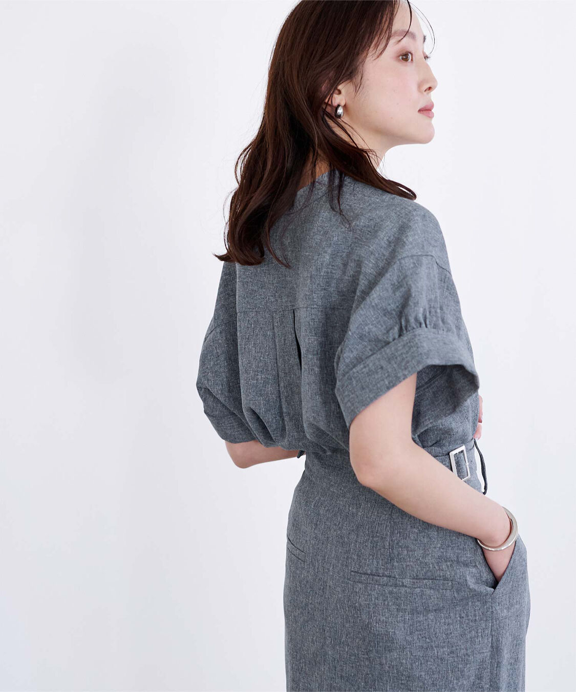 ur's「リネンライクワイドスリーブスキッパーシャツ」|シャツ・ブラウス|