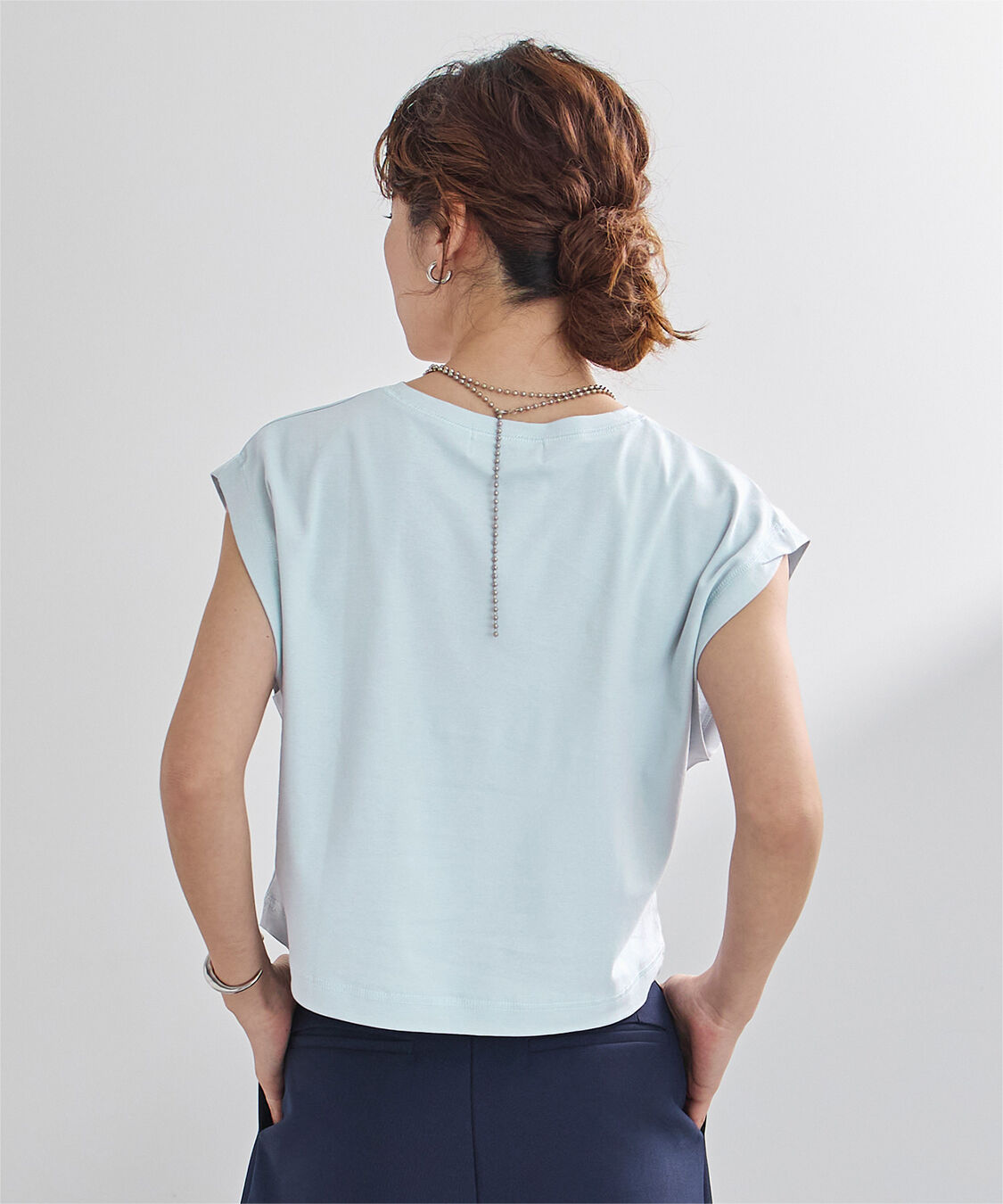 ur's「汗染み防止ワイドスリーブTシャツ」|Tシャツ・カットソー|