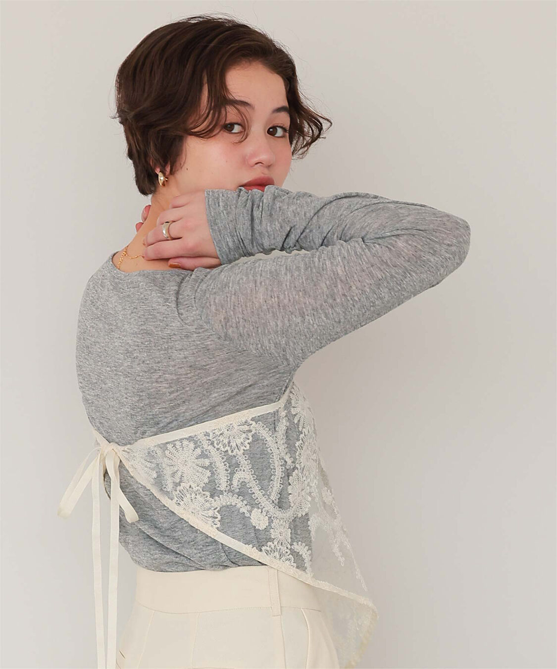 titivate「着心地抜群シアーボートネックトップス」|Tシャツ・カットソー|