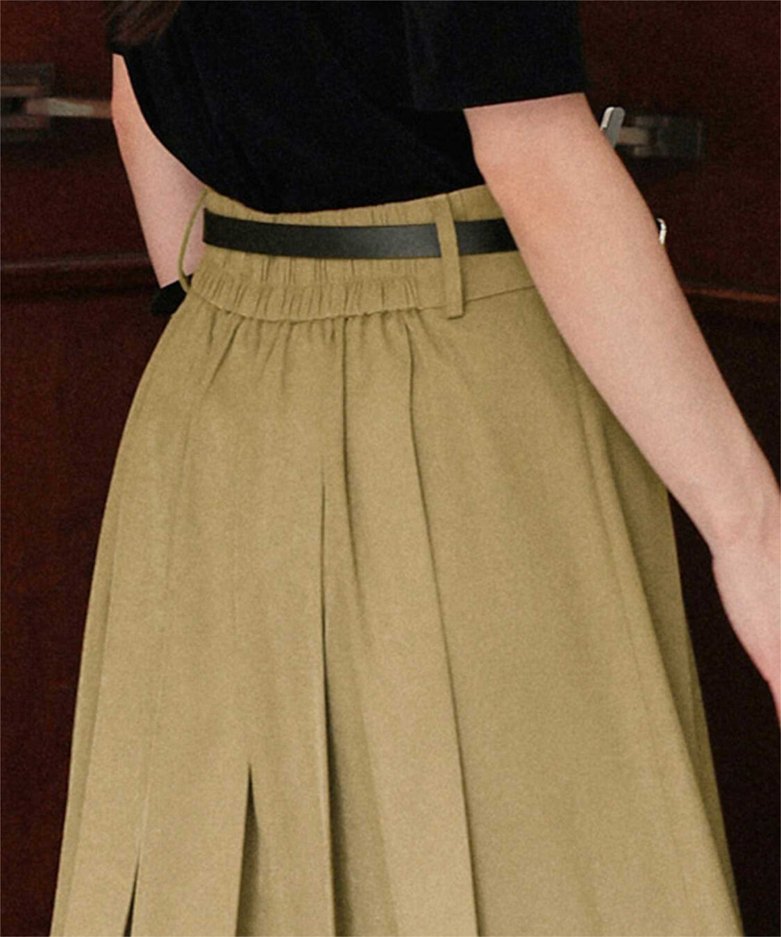 titivate「サイドスリットプリーツスカート」|スカート|