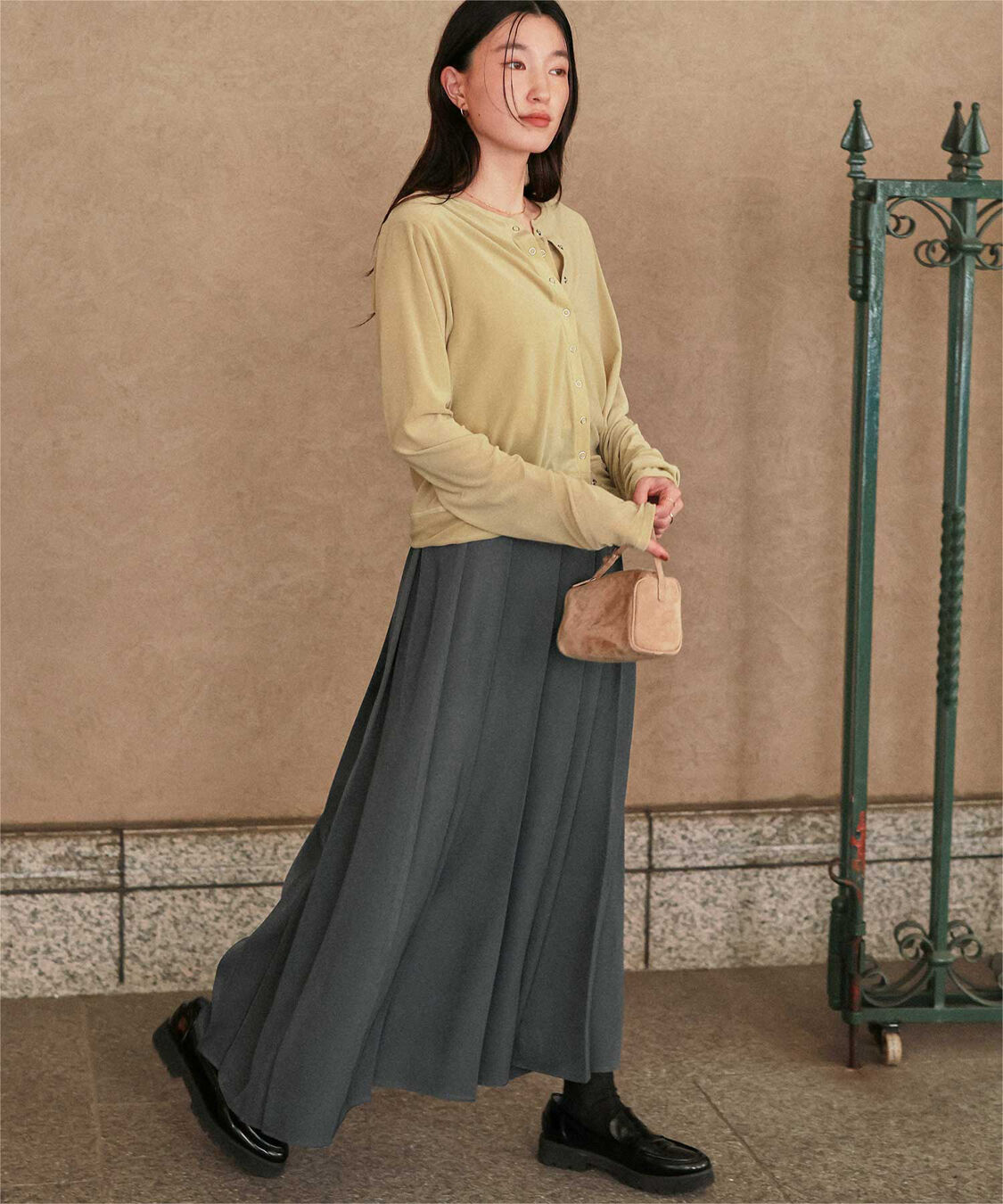 titivate「サイドスリットプリーツスカート」|スカート|