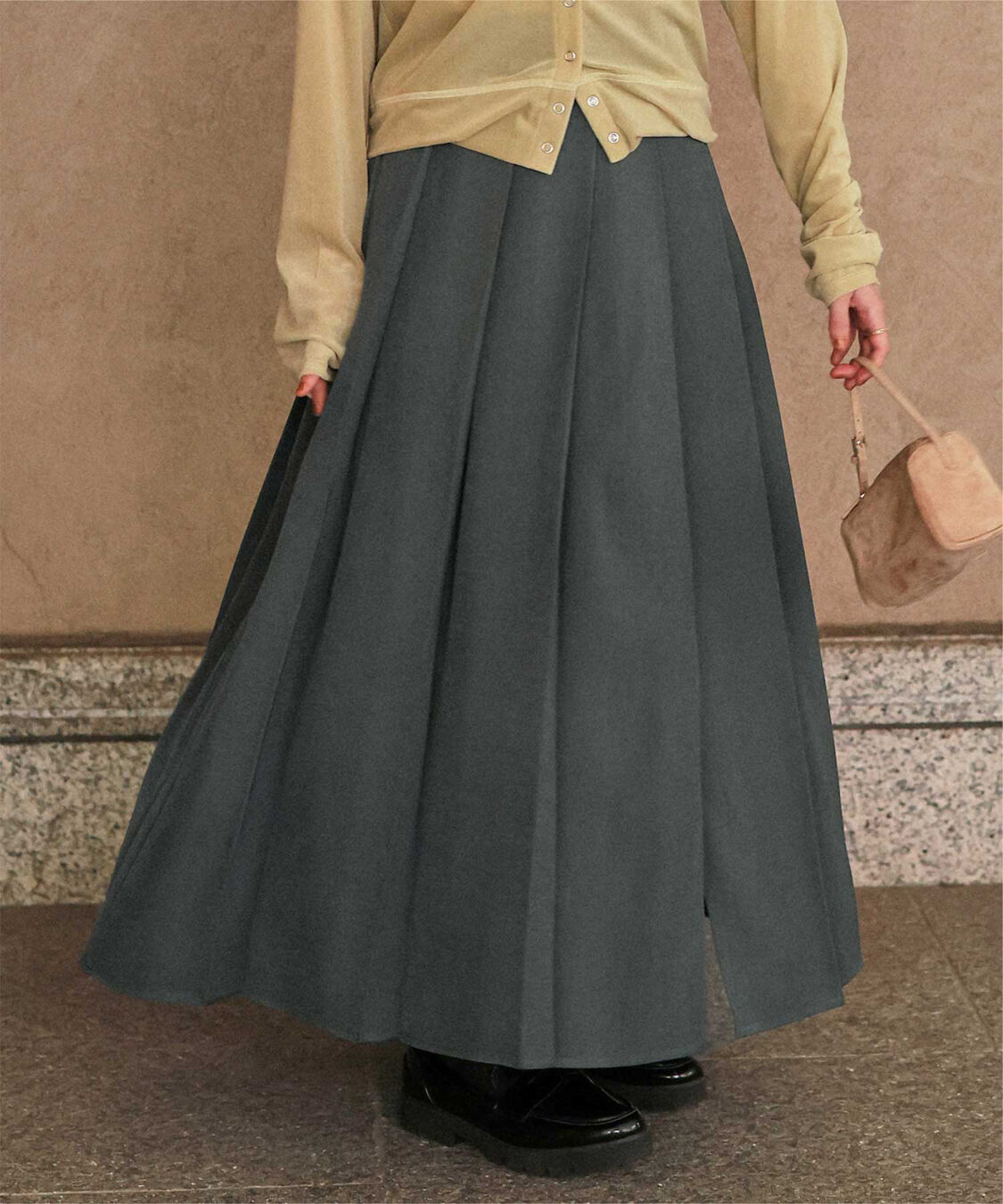 titivate「サイドスリットプリーツスカート」|スカート|
