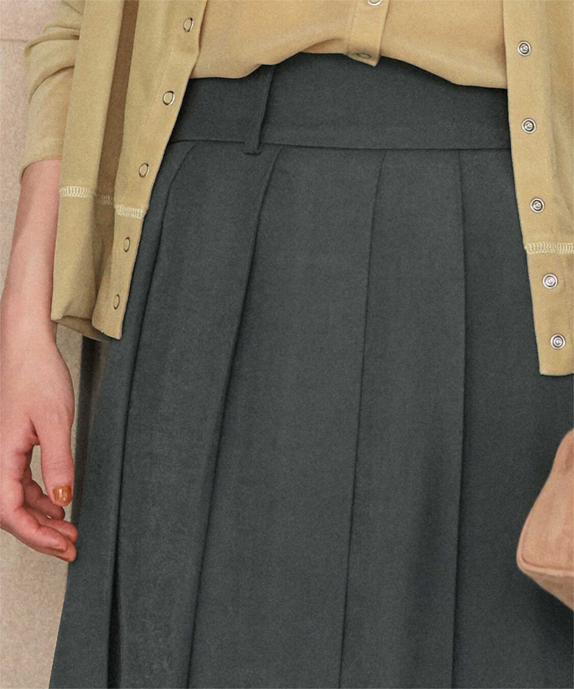 titivate「サイドスリットプリーツスカート」|スカート|