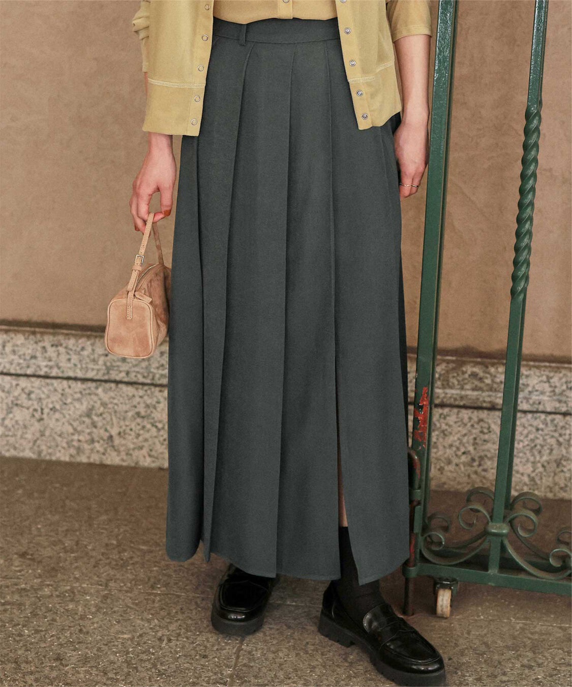 titivate「サイドスリットプリーツスカート」|スカート|