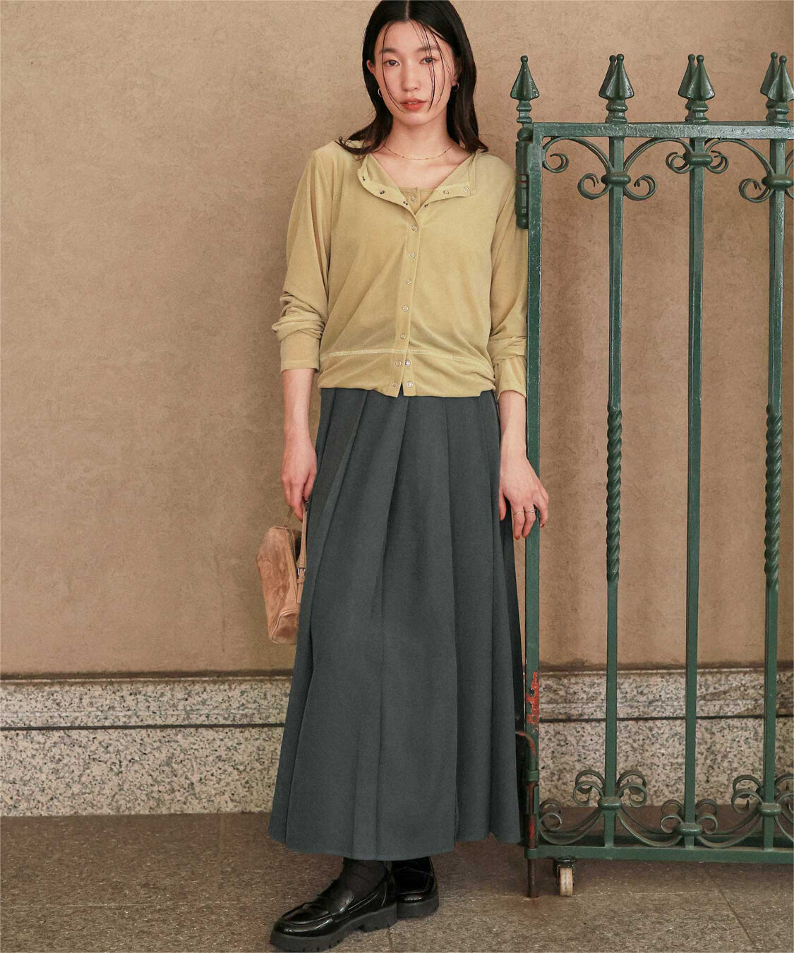 titivate「サイドスリットプリーツスカート」|スカート|