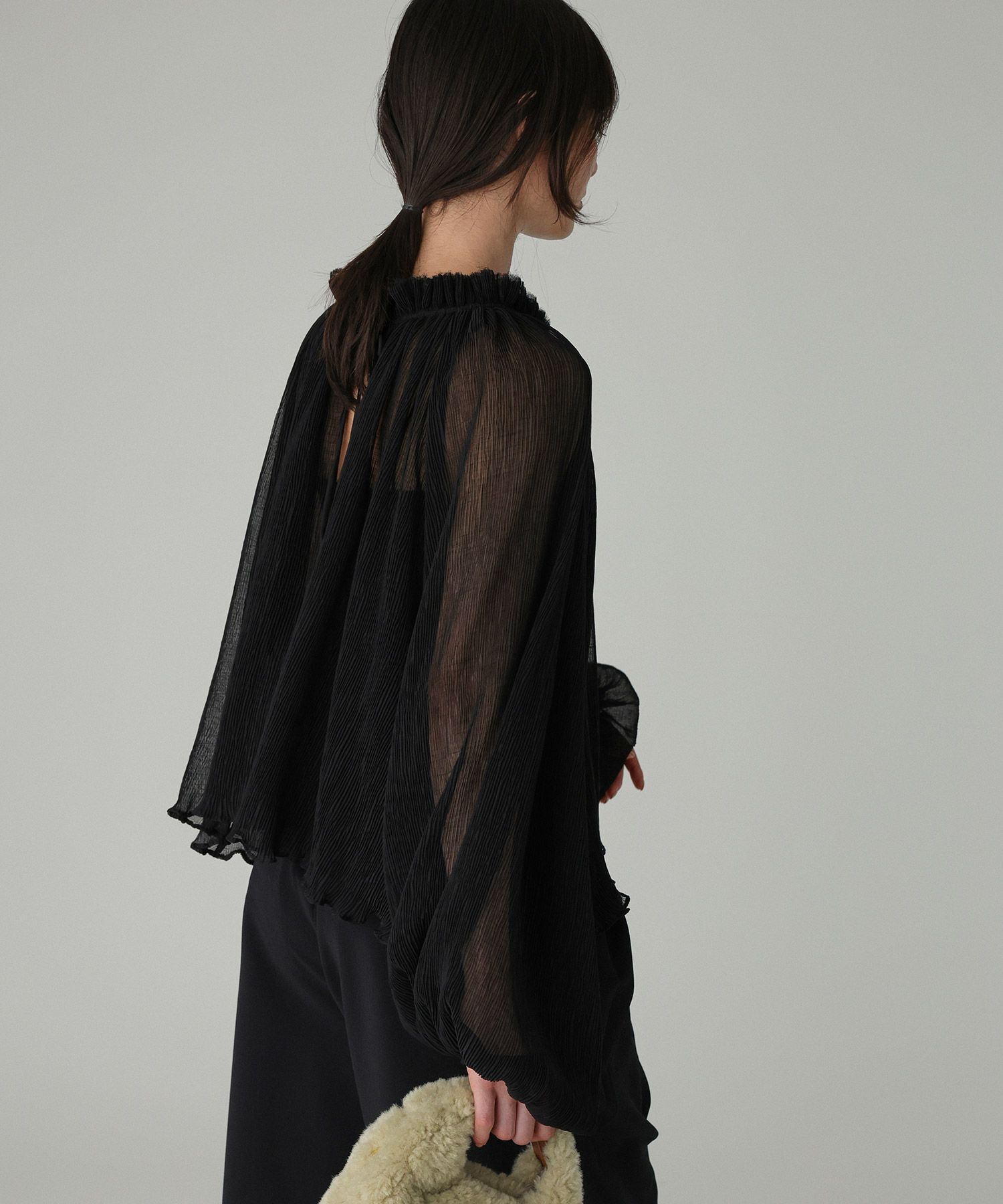 BABYLONE「2WAY楊柳ブラウス」|シャツ・ブラウス|