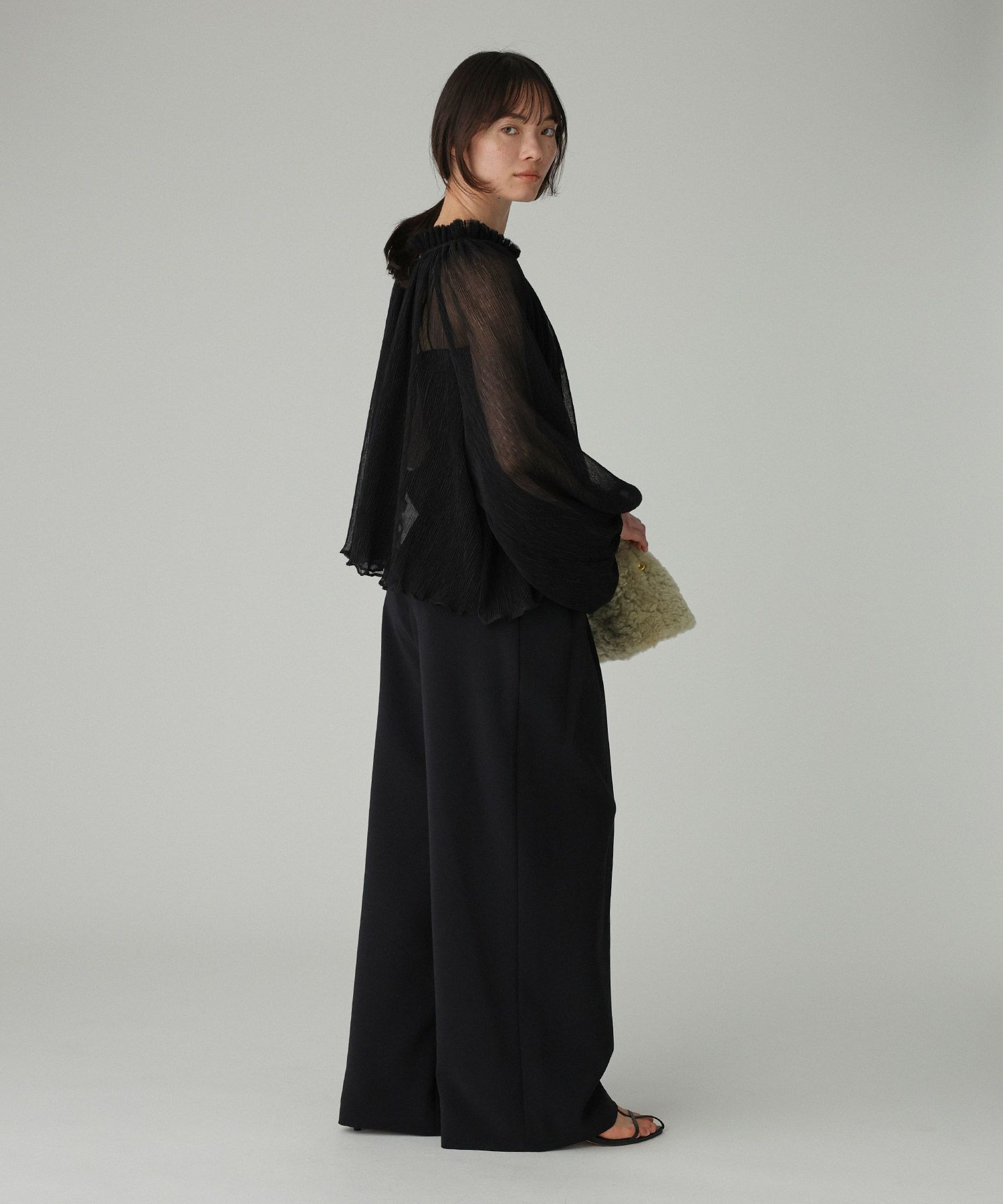 BABYLONE「2WAY楊柳ブラウス」|シャツ・ブラウス|