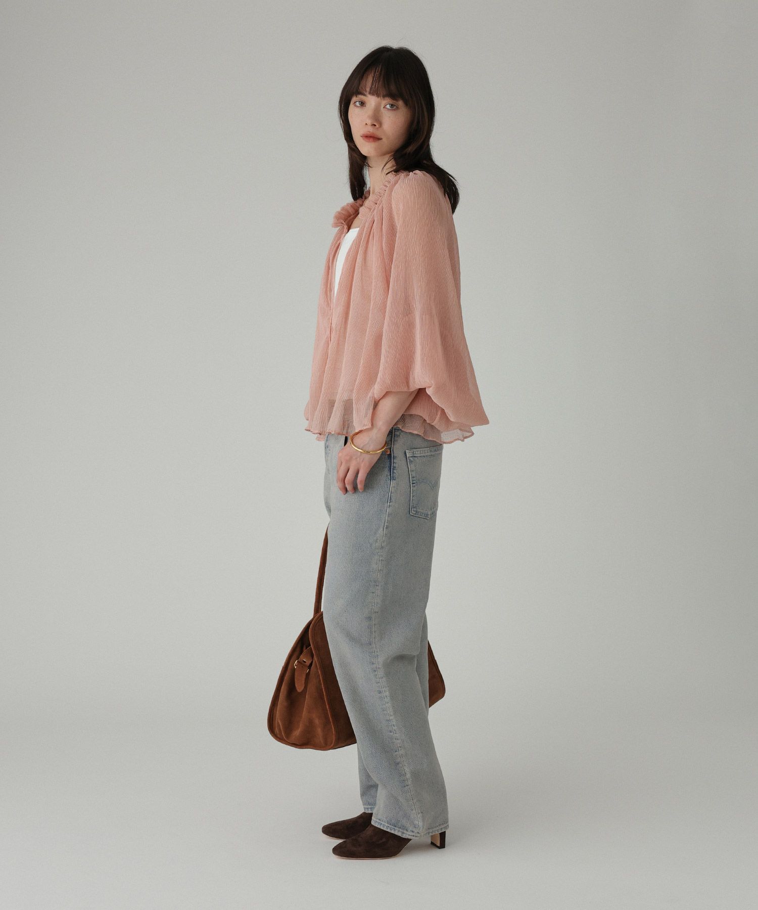 BABYLONE「2WAY楊柳ブラウス」|シャツ・ブラウス|