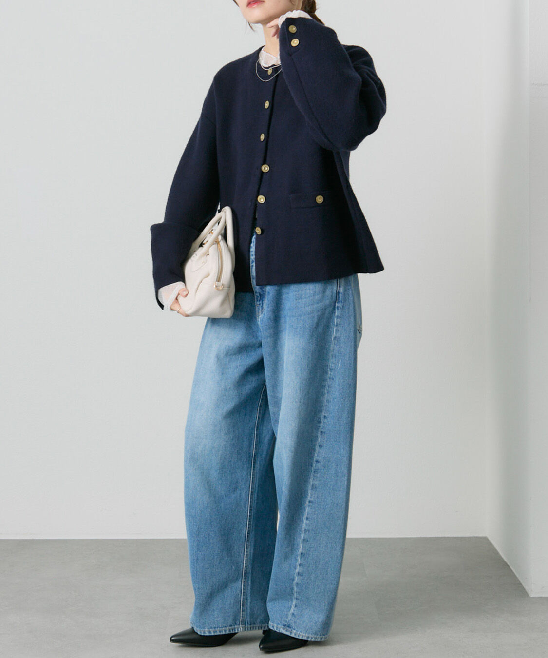  「【新色登場/リバイバル】ミラノリブニットカーディガン」|ニット・セーター|