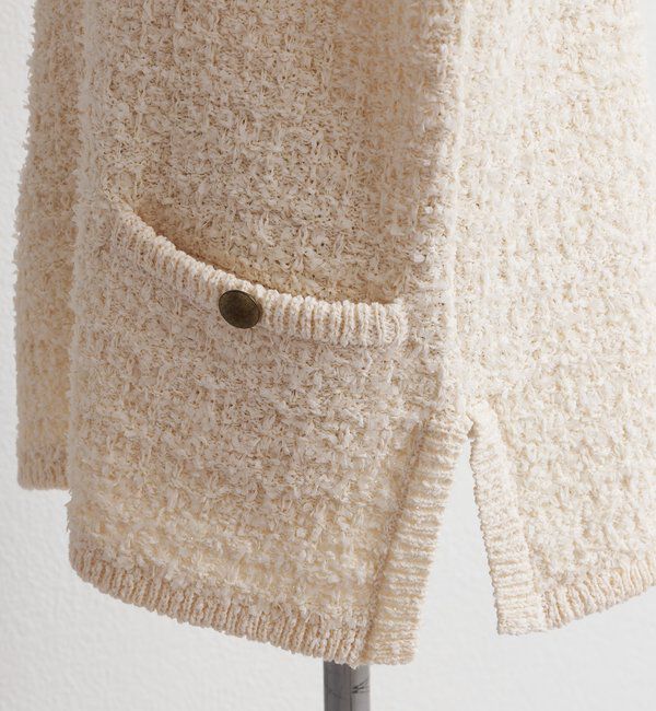  「ツィードライクニットベスト」|ニット・セーター|