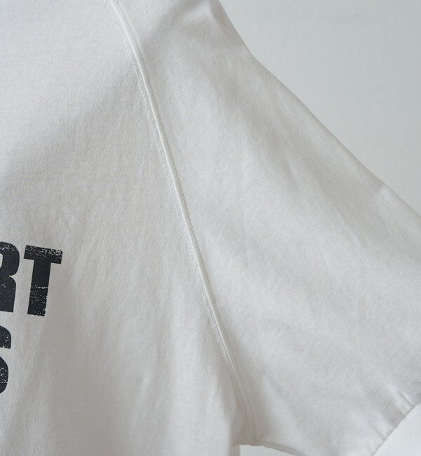  「【汗ジミ防止加工】ロゴプリントTシャツ」|プルオーバー|