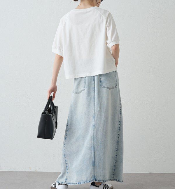  「【汗ジミ防止加工】ロゴプリントTシャツ」|プルオーバー|