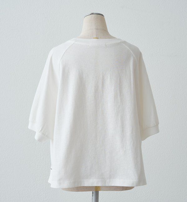  「【汗ジミ防止加工】ロゴプリントTシャツ」|プルオーバー|