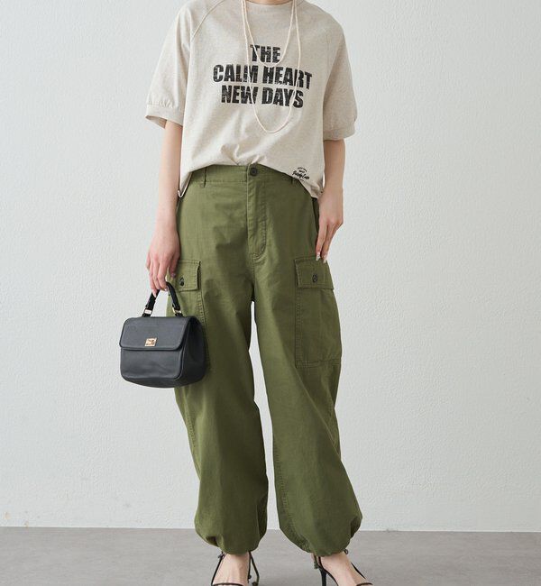  「【汗ジミ防止加工】ロゴプリントTシャツ」|プルオーバー|