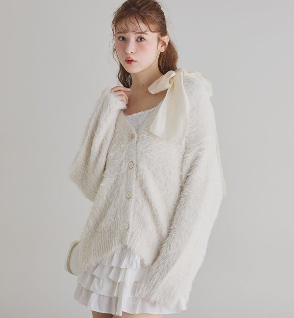  「あざとモテフェザーカーデ」|ニット・セーター|